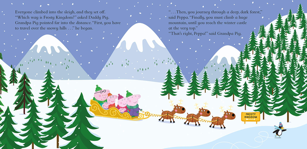 Бумажная книга «Peppa Pig. Peppa's Frosty Fairy Tale» - фото №1