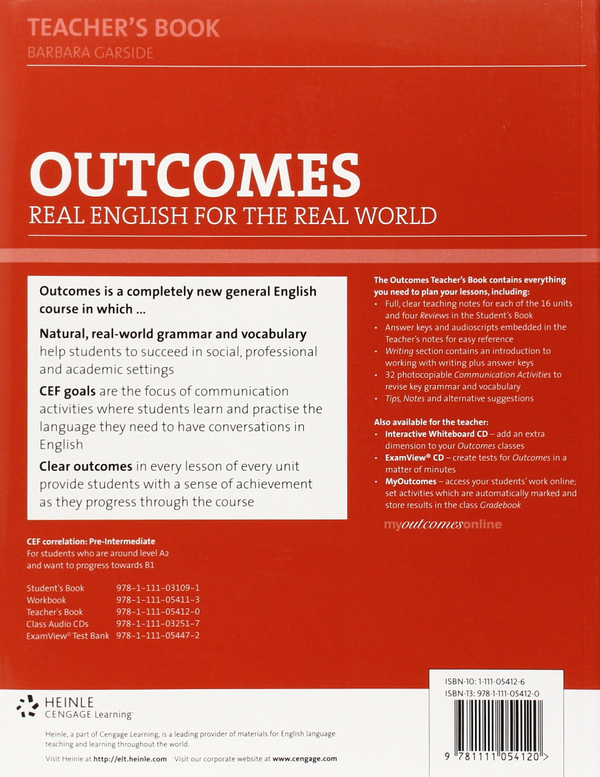 [object Object] «Outcomes Pre-Intermediate: Teacher's Book», автор Хью Деллар - фото №2 - мініатюра