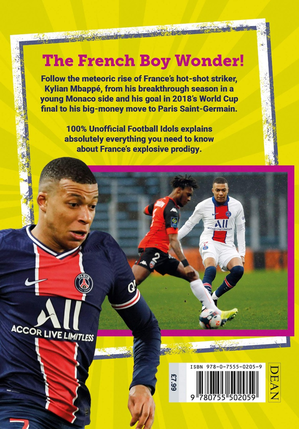Бумажная книга «100% Unofficial Football Idols. Mbappe», автор Кевин Петтман - фото №1