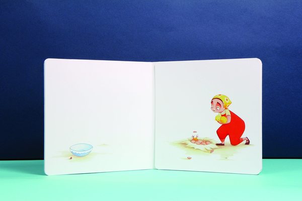 Бумажная книга «Flora and the Chicks. A Counting Book by Molly Idle», автор Молли Айдл - фото №1