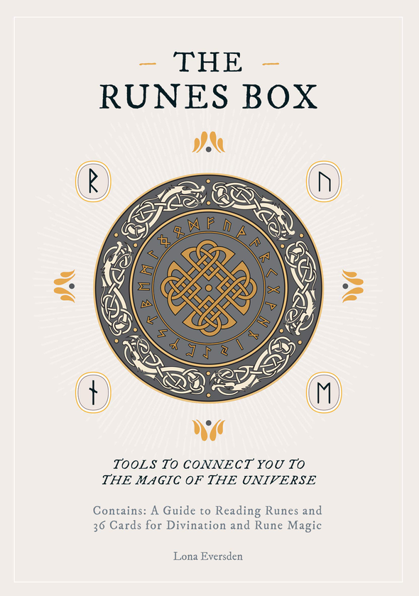 Паперова книга «The Runes Box. Tools to Connect You to The Magic of The Universe», автор Лона Еверсден - фото №1