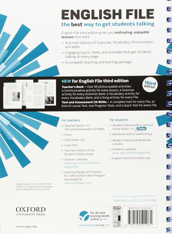 [object Object] «English File. Advanced. Teacher's Book with Test and Assessment CD-ROM» - фото №3 - миниатюра