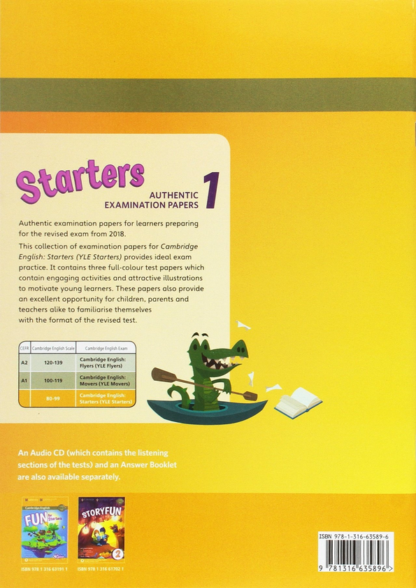 [object Object] «Cambridge English Starters 1 for Revised Exam from 2018 Student's Book» - фото №2 - мініатюра