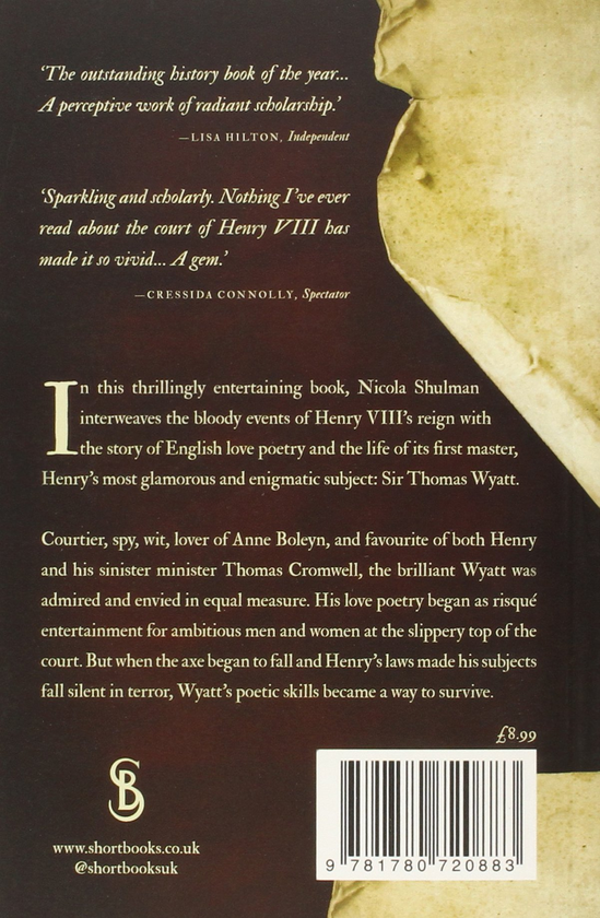 Паперова книга «Graven with Diamonds. Sir Thomas Wyatt and the Inventions of Love», автор Нікола Шульман - фото №1