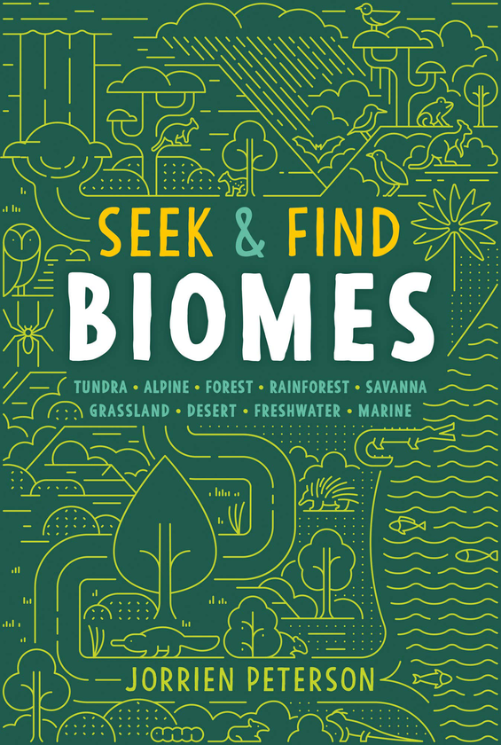 Бумажная книга «Seek and Find Biomes», автор Жорриен Питерсон - фото №1