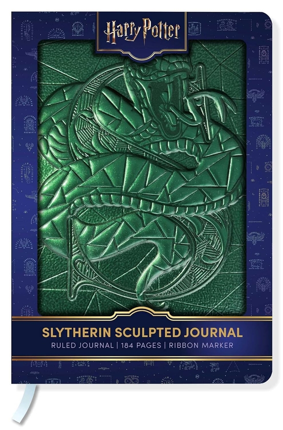 [object Object] «Harry Potter Sculpted Journal. Slytherin», автор Insight Editions - фото №1