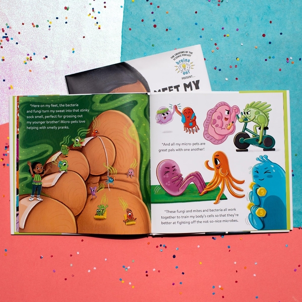 Паперова книга «Brains On! Presents...Meet My Micro-Pets!», авторів Марк Санчес, Моллі Блум, Санден Тоттен - фото №1