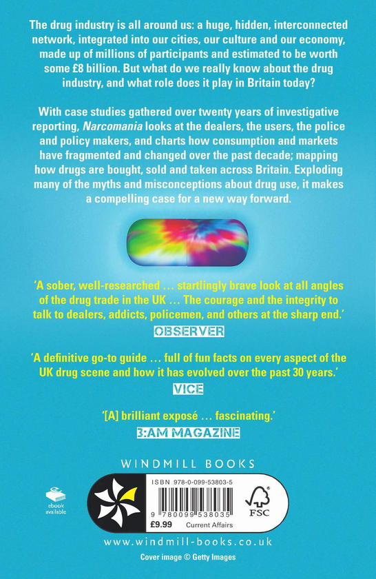Паперова книга «Narcomania. A Journey Through Britain's Drug World», авторів Макс Дейлі, Стів Семпсон - фото №1