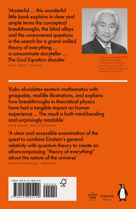 Паперова книга «The God Equation. The Quest for a Theory of Everything», автор Мічіо Кайку - фото №1