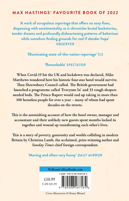 Паперова книга «The Prince Rupert Hotel for the Homeless», автор Христина Лемб - фото №1
