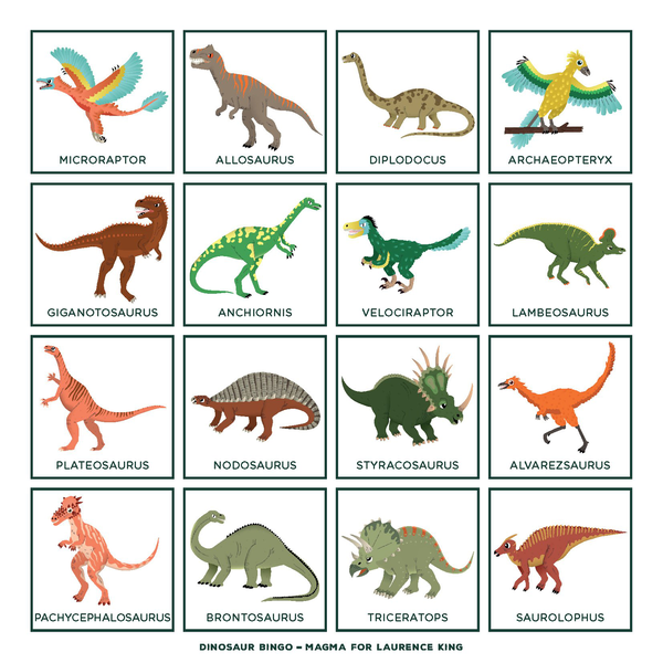 Бумажная книга «Dinosaur Bingo» - фото №1