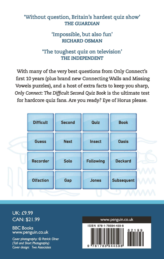 Бумажная книга «Only Connect. The Difficult Second Quiz Book», автор Джек Уэйли-Коэн - фото №1