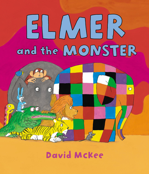 Паперова книга «Elmer and the Monster», автор Девід Маккі - фото №1