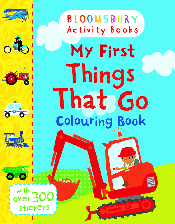 Бумажная книга «My First Things That Go Colouring Book» - фото №1