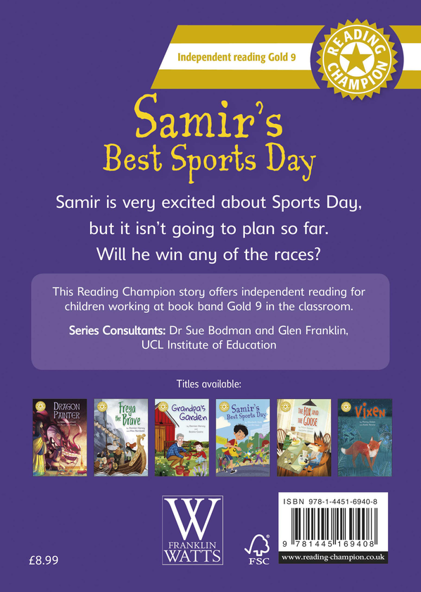 Бумажная книга «Samir's Best Sports Day. Independent Reading Gold 9», автор Элизабет Дейл - фото №1