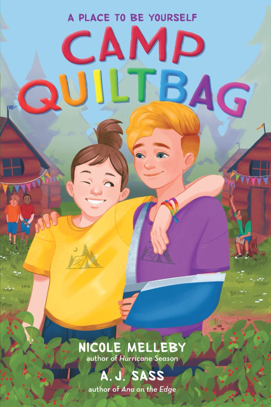 Бумажная книга «Camp QUILTBAG», авторов Николь Меллеби, А. Дж. Сасс - фото №1