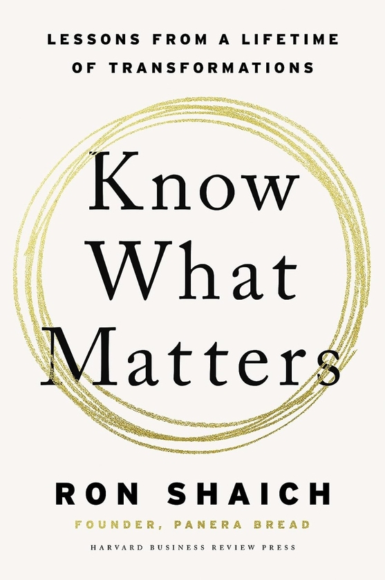 Бумажная книга «Know What Matters», автор Рон Шейч - фото №1