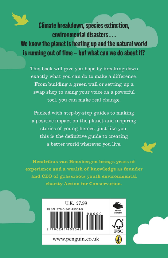 Бумажная книга «How You Can Save the Planet», автор Хендрикус ван Хенсберген - фото №1