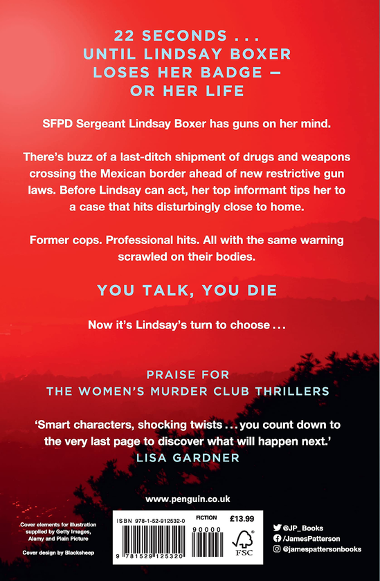 Паперова книга «22 Seconds (Women's Murder Club 22)», автор Джеймс Паттерсон - фото №1
