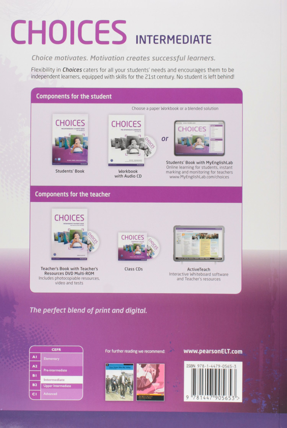 Паперова книга «Choices. Student Book with MyEnglishLab», авторів Майкл Харрісон, Анна Сикоржинська - фото №1