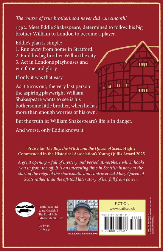 Бумажная книга «Enter Eddie Shakespeare», автор Барбара Хендерсон - фото №1