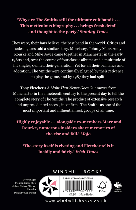 Бумажная книга «A Light That Never Goes Out. The Enduring Saga of the Smiths», автор Тони Флетчер - фото №1