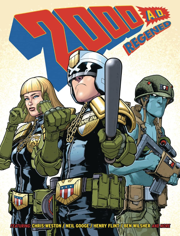 Бумажная книга «2000 AD Regened. Volume 1», авторов Крис Вестон, Алек Уорли, Джон Реппион, Лия Мур - фото №1