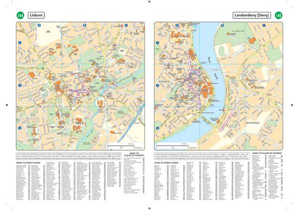 Бумажная книга «Comprehensive Road Atlas Ireland» - фото №1