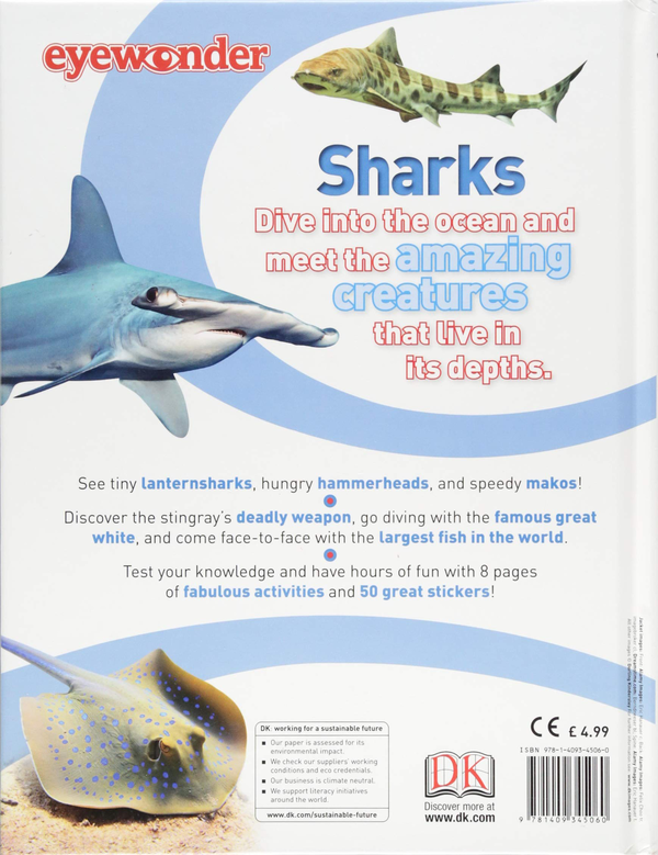 Бумажная книга «Sharks» - фото №1