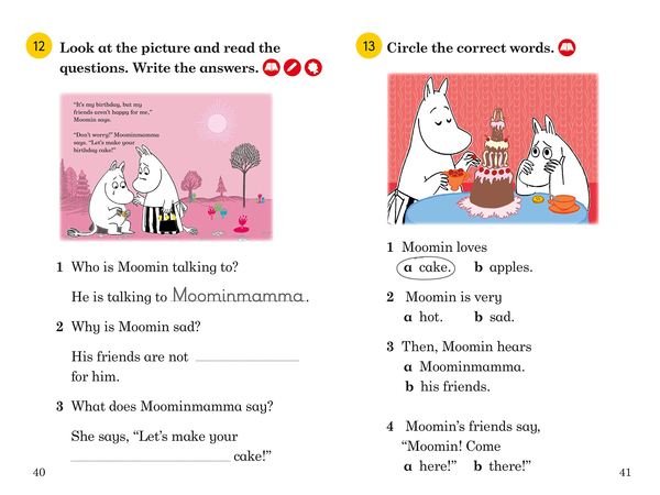 [object Object] «Moomin. The Birthday Button. Ladybird Readers Level 1» - фото №2 - миниатюра