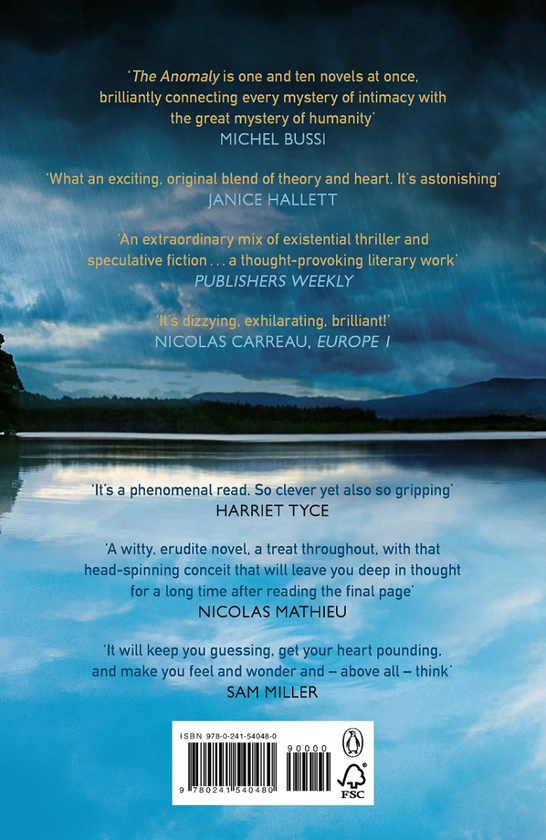 Бумажная книга «The Anomaly», автор Эрве Ле Телье - фото №1