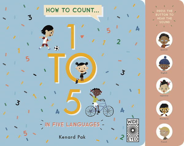 Бумажная книга «How to Count 1 to 5 in Five Languages», автор Кенард Пак - фото №1