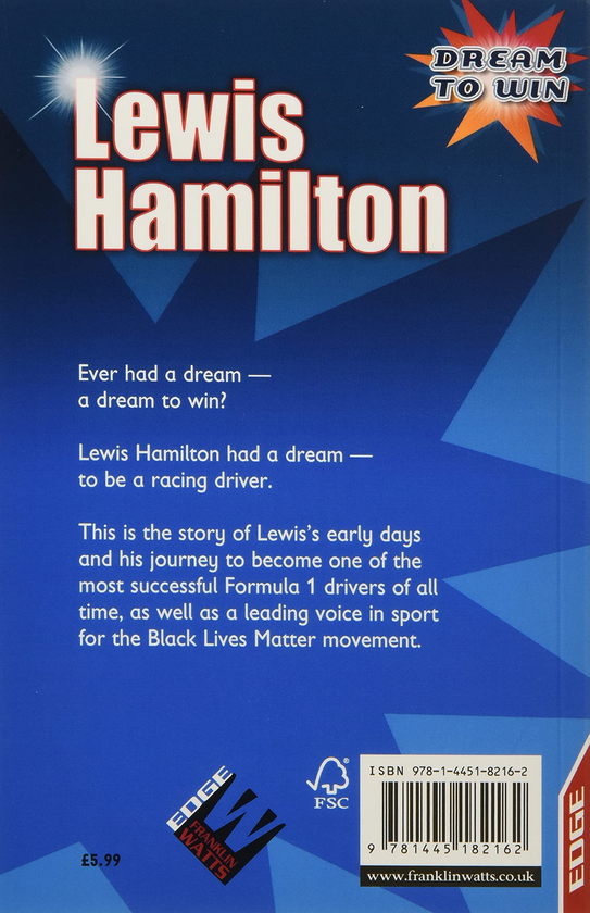 Бумажная книга «Dream to Win. Lewis Hamilton», автор Рой Аппс - фото №1