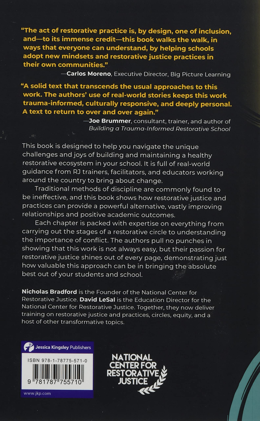 Бумажная книга «A Real-World Guide to Restorative Justice in Schools. Practical Philosophy, Useful Tools, and True Stories», авторов Николас Брэдфорд, Дэвид ЛеСал - фото №1