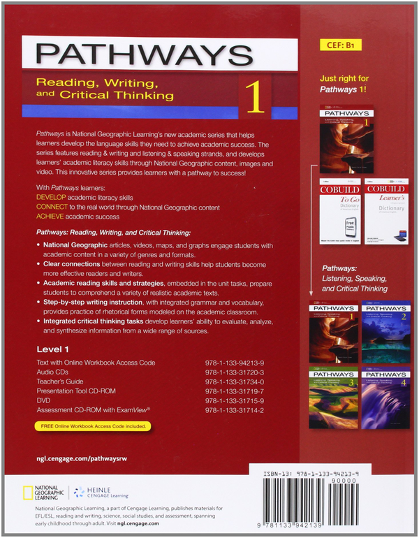[object Object] «Pathways 1: Reading, Writing, and Critical Thinking: Student Book», автор Лорі Бласс - фото №2 - мініатюра