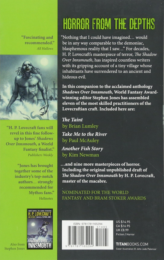 Паперова книга «Weird Shadows Over Innsmouth» - фото №1