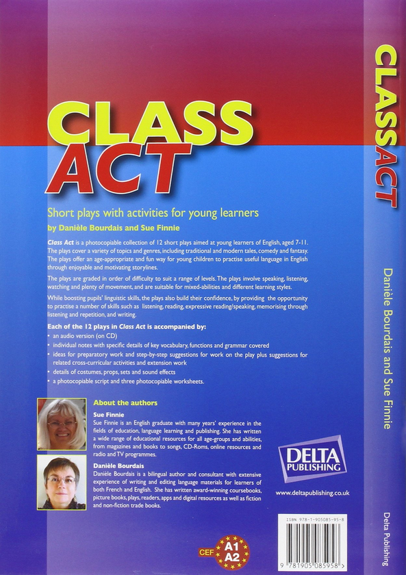 Бумажная книга «Class Act. Short Plays with activites for young learners. Book with photocopiable activities + Audio CD», автор Даниэль Бурдэ - фото №1