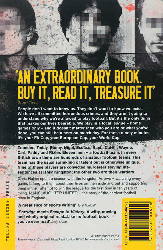 Паперова книга «Manslaughter United», автор Кріс Халм - фото №1