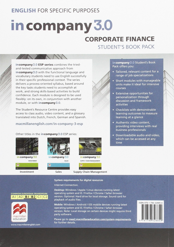 [object Object] «In Company 3.0. English for Specific Purposes Corporate Finance. Student's Book», автор Ед Пегг - фото №2 - мініатюра