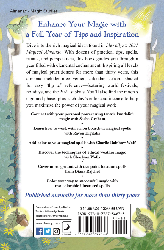 Бумажная книга «Llewellyn's 2021 Magical Almanac. Practical Magic for Everyday Living» - фото №1