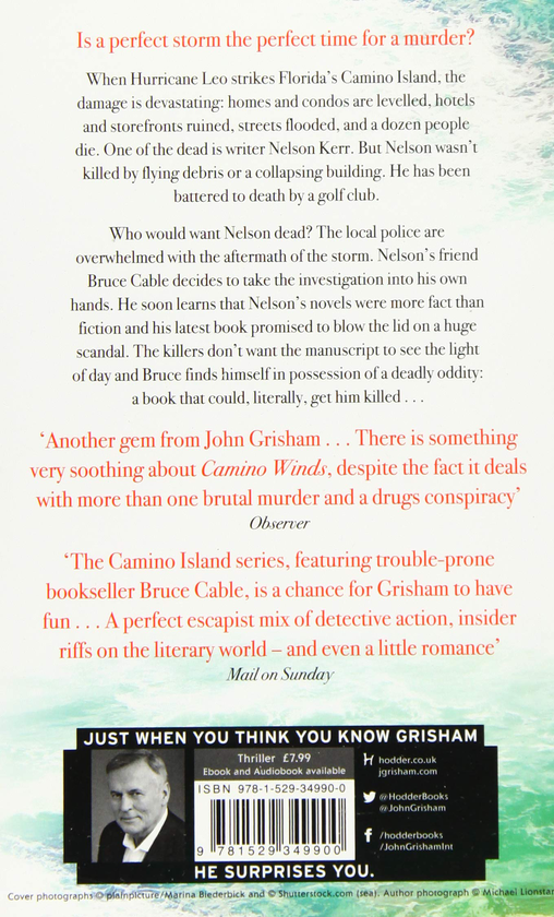 Бумажная книга «Camino Winds», автор Джон Гришэм - фото №1