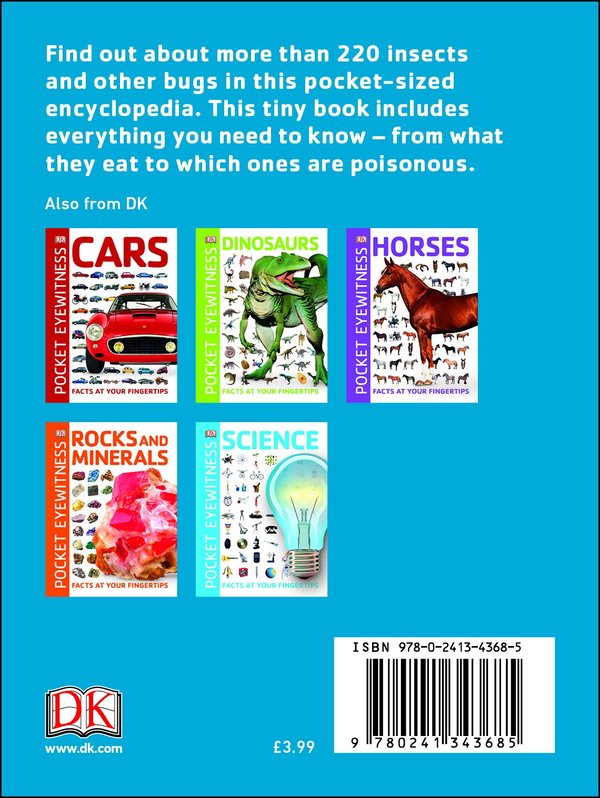 Бумажная книга «Pocket Eyewitness Insects. Facts at Your Fingertips» - фото №1
