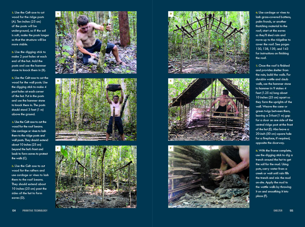 Бумажная книга «Primitive Technology: A Survivalist's Guide to Building Tools, Shelters & More in the Wild», автор Джон Плант - фото №1