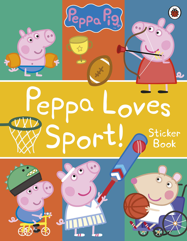 Бумажная книга «Peppa Pig. Peppa Loves Sports Sticker Book» - фото №1