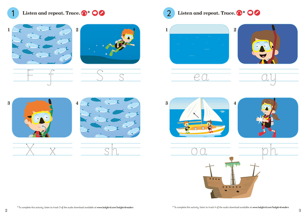 [object Object] «Ladybird Readers Starter B. The Old Boat. Activity Book» - фото №2 - миниатюра