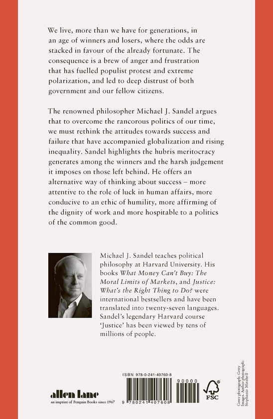 Бумажная книга «The Tyranny of Merit. What’s Become of the Common Good?», автор Майкл Сэндел - фото №1