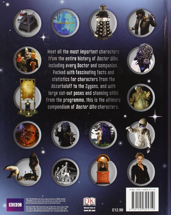 Бумажная книга «Doctor Who Character Encyclopedia» - фото №1
