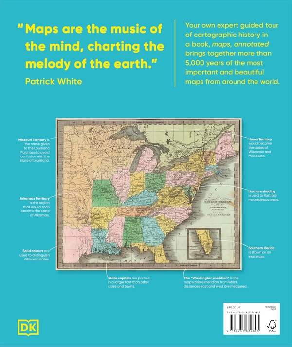 Бумажная книга «Maps, Annotated: The World's 300 Greatest Maps Explained», автор DK (Dorling Kindersley) - фото №1