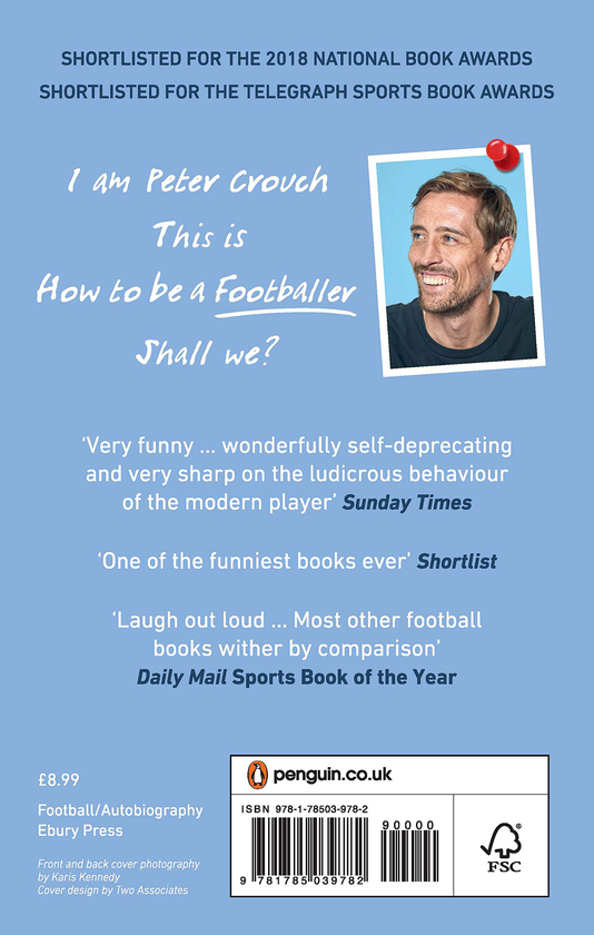 Бумажная книга «How to Be a Footballer», автор Питер Крауч - фото №1