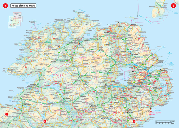 Бумажная книга «Comprehensive Road Atlas Ireland» - фото №1